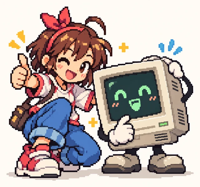 ピコとブラウン管くん